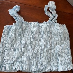 Baby blue women’s top